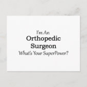 Orthopedisch chirurg briefkaart (Voorkant)