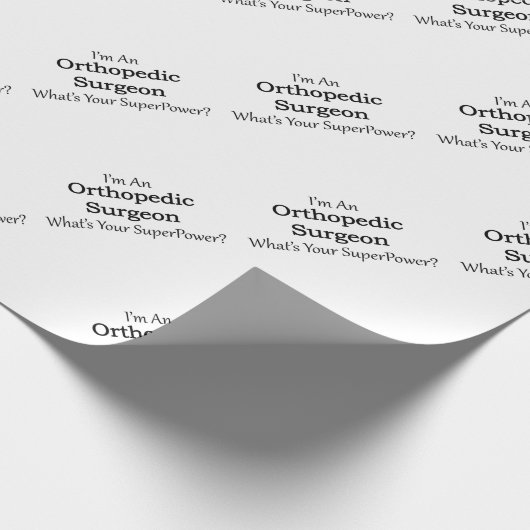 Orthopedisch chirurg cadeaupapier (Hoek)