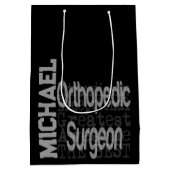 Orthopedisch chirurg Extraordinaire CUSTOM Medium Cadeauzakje (Achterkant)