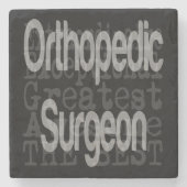 Orthopedisch chirurg Extraordinaire Stenen Onderzetter (Voorkant)
