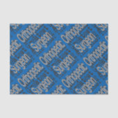 Orthopedisch chirurg Extraordinaire Tissuepapier (Voorkant)