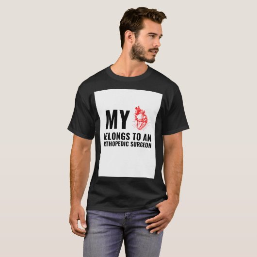 Orthopedisch chirurg grappig hart t-shirt (Voorkant volledig)