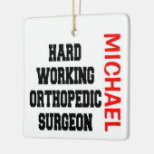 Orthopedisch chirurg keramisch ornament (Links)