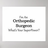 Orthopedisch chirurg poster (Voorkant)