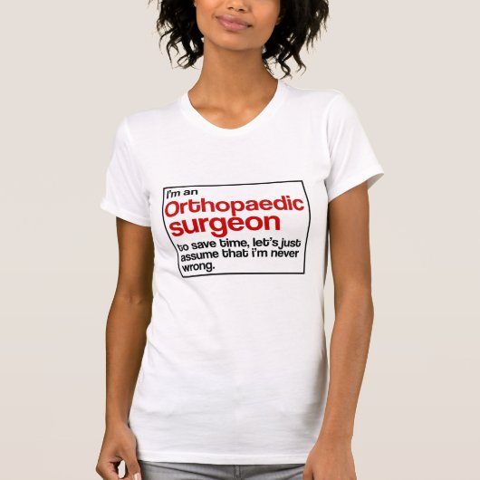 Orthopedisch chirurg t-shirt (Voorkant)