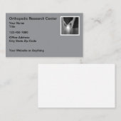 Orthopedisch chirurg Thema Visitekaartjes (Voorkant / Achterkant)