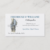 Orthopedisch chirurg Visitekaartje (Voorkant)