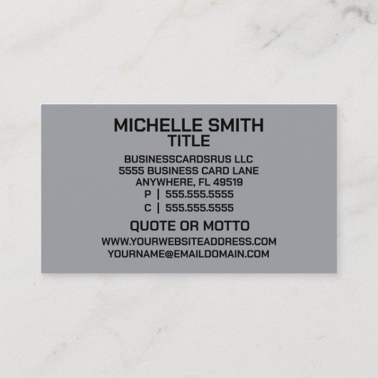 Orthopedisch chirurg zittend skelet visitekaartje (Achterkant)