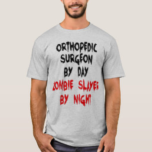 Orthopedisch chirurg Zombie grap T-shirt
