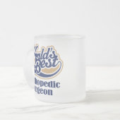 Orthopedisch chirurgische Gift Matglas Koffiemok (Voorkant links)