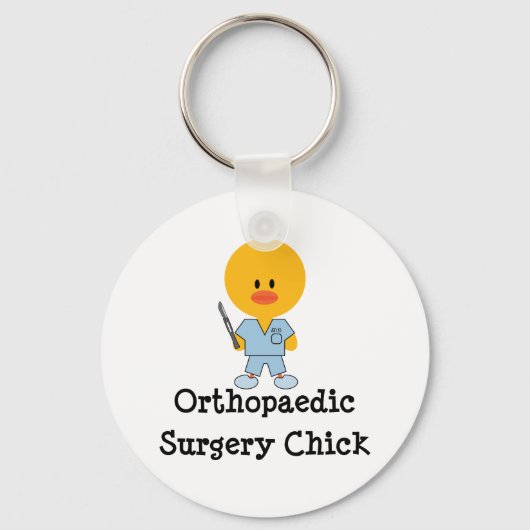 Orthopedisch chirurgische ingreep Chick Sleutelhan Sleutelhanger (Voorkant)