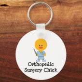 Orthopedisch chirurgische ingreep Chick Sleutelhan Sleutelhanger (Voorkant)