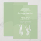 Orthopedisch Dokter Afstuderen Invitation Kaart (Voorkant / Achterkant)