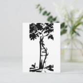Orthopedisch gekookte boom briefkaart (Staand voorkant)