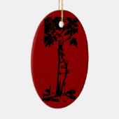 Orthopedisch gekookte boom keramisch ornament (Rechts)