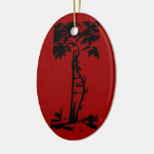 Orthopedisch gekookte boom keramisch ornament (Links)