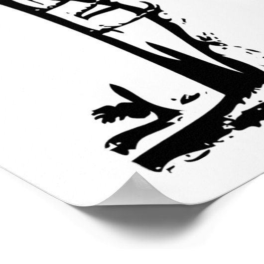 Orthopedisch gekookte boom poster (Hoek)