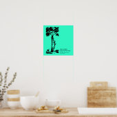 Orthopedisch gekookte boom poster (Keuken)