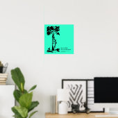 Orthopedisch gekookte boom poster (Thuiskantoor)