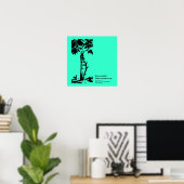 Orthopedisch gekookte boom poster (Thuiskantoor)