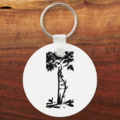 Orthopedisch gekookte boom sleutelhanger (Voorkant)