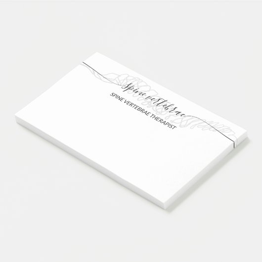 orthopedisch massagetherapeut post-it® notes (Schuin)