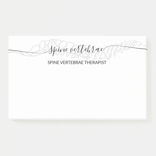 orthopedisch massagetherapeut post-it® notes (Voorkant)