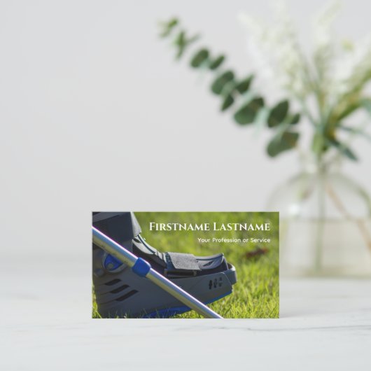 Orthopedisch materiaal en orthopedisch materiaal visitekaartje (Staand voorkant)