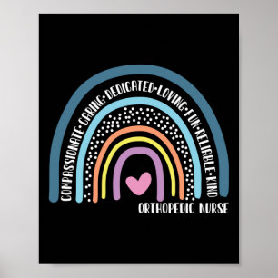 Orthopedisch verpleegkundige Compassionate Caring  Poster