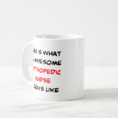 orthopedisch verpleegkundige, geweldige koffiemok (Voorkant links)