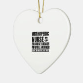 Orthopedisch verpleegkundige omdat de assistente e keramisch ornament (Links)