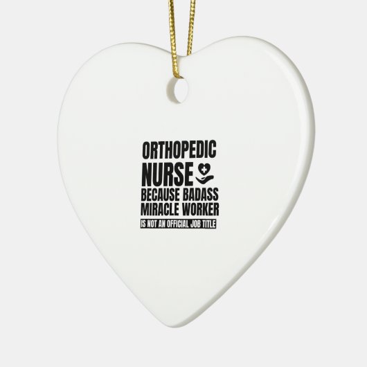 Orthopedisch verpleegkundige omdat de assistente e keramisch ornament (Links)