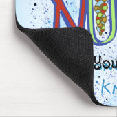 Orthopedisch Verpleegster Motto custom verpleegkun Muismat (Hoek)