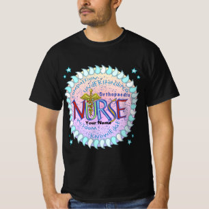 Orthopedisch Verpleegster Motto custom verpleegkun T-shirt