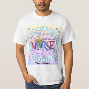 Orthopedisch Verpleegster Motto custom verpleegkun T-shirt