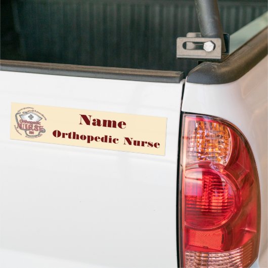 orthopedisch verpleegsteraxioma bumpersticker (Op Truck)