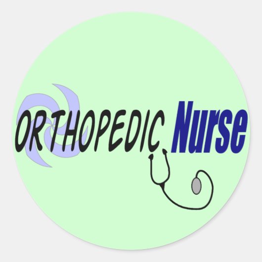 Orthopedisch zure Gifts Ronde Sticker (Voorkant)