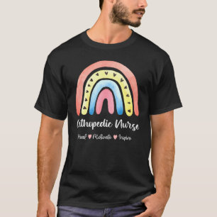 Orthopedisch zure heal motivate Inspire Boho Rainb T-shirt