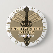 Orthopedisch zurig Caduceus Ronde Button 7,6 Cm (Voorkant)