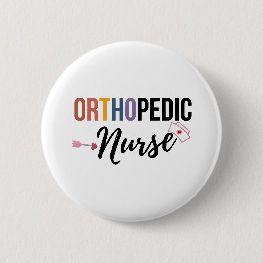 Orthopedisch zurig ronde button 5,7 cm (Voorkant)