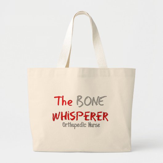Orthopedisch zuster "DE BEENWISER" Grote Tote Bag (Voorkant)