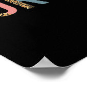 Orthopedisch zuster Leopard Cheetah Poster (Hoek)