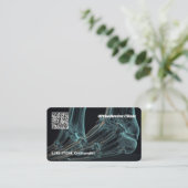 Orthopedische aangepaste QR Visitekaartje (Staand voorkant)