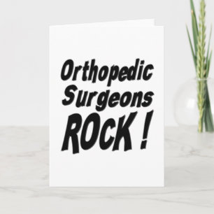 Orthopedische chirurgen rock! Wenskaart Kaart