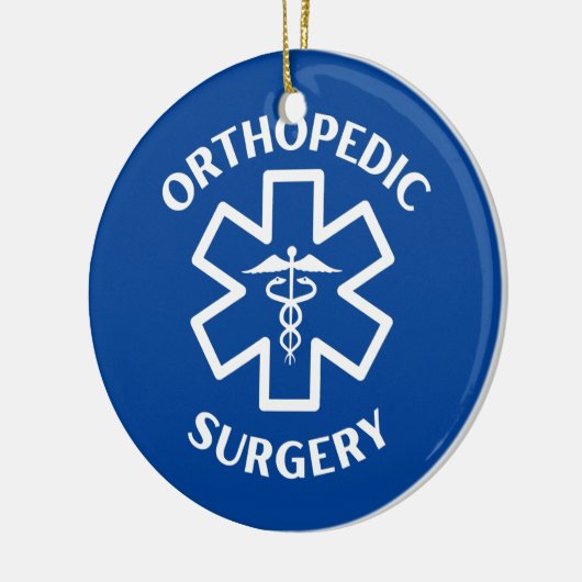 Orthopedische chirurgie Doctor Nurse Medical Caduc Keramisch Ornament (Links)