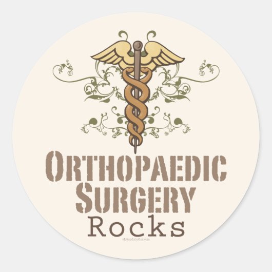 Orthopedische Chirurgie Rocks Stickers (Voorkant)