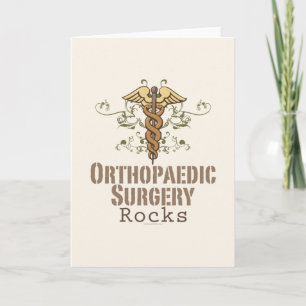 Orthopedische chirurgie Rocks Wenskaart Kaart