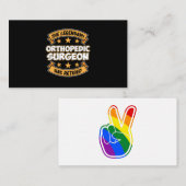 Orthopedische chirurgische ingreep Artsen Informatiekaartje (Voorkant / Achterkant)