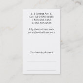 Orthopedische chirurgische ingreep Gebokeerde boom Afsprakenkaartje (Achterkant)