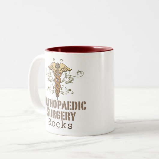 Orthopedische chirurgische Mok Rocks (Voorkant links)